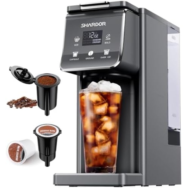 SHARDOR Hot & Iced K Cup Coffee Maker With Bold Setting, Single Serve Coffee