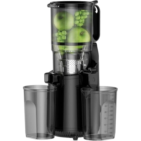Cold Press Juicer, Amumu Slow Masticating Machines with 5.4" Extra Large Feed