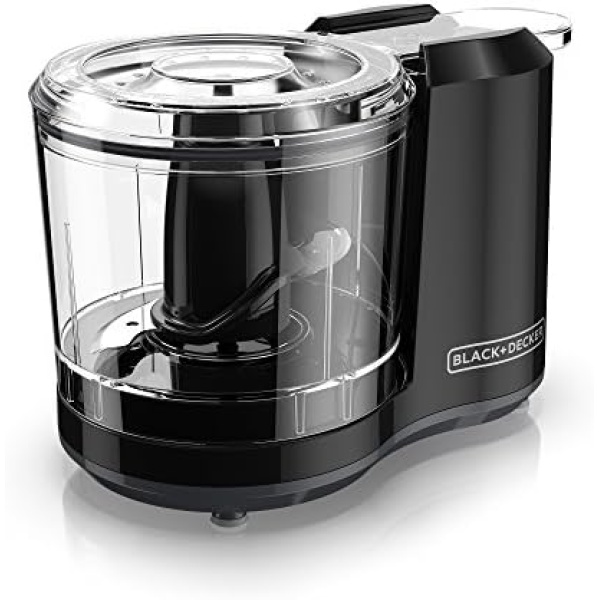 BLACK+DECKER 1.5-Cup Electric Food Chopper, One Touch Pulse, 150W Motor