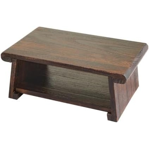 Japanese Altar Table,Folding Floor Table,Wood Small Low Meditation Table
