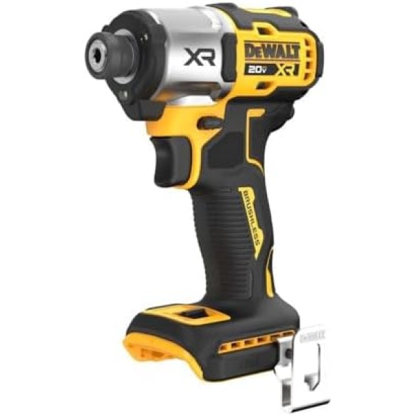 DEWALT 20V MAX XR Impact Driver, Brushless, 1/4", 3-Speed, Bare Tool Only