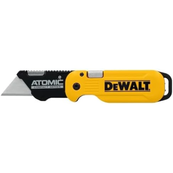 Dewalt Atomic Compact Series Push And Flip Folding Utility Knife