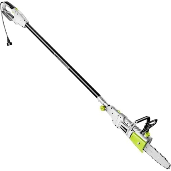 DEKOPRO 8 Amp 10" Electric Pole Saw for Tree Trimming,Corded Electric