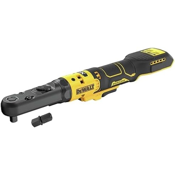 DEWALT 20V MAX XR Cordless Ratchet, 3/8" and 1/2" Sealed Head Ratchet, Bare Tool