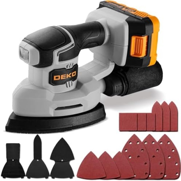 Cordless Detail Sander: DEKOPRO Multi-Function Mouse Sander Electric Sander Tool