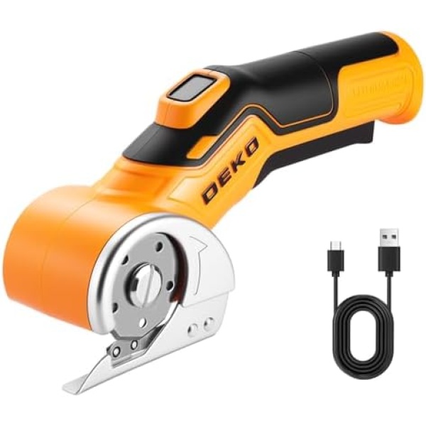 Cordless Electric Scissors Cardboard Cutter: DEKOPRO 2000mAh Electric Box