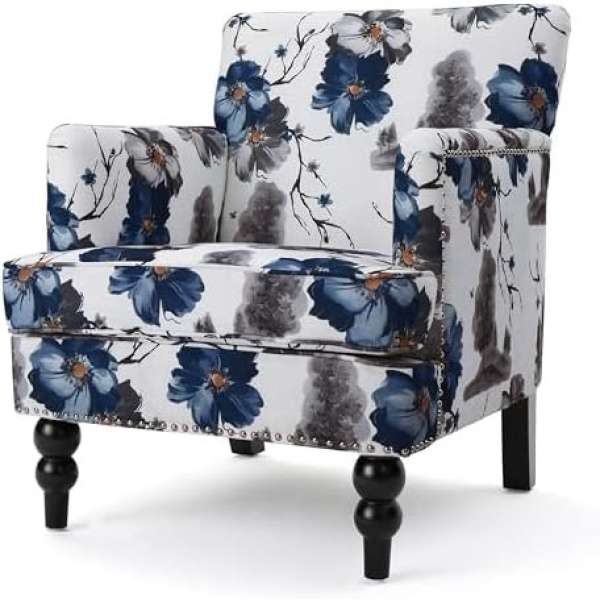 Christopher Knight Home Boaz Fabric Club Chair - Floral Print