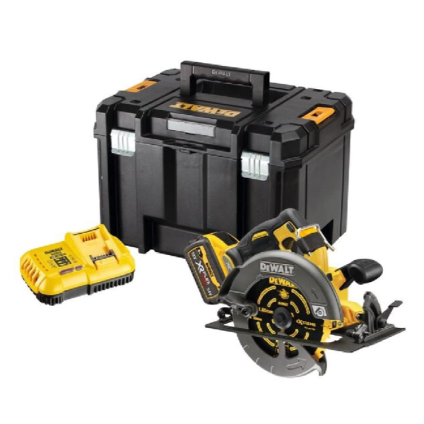 Dewalt DCS578X1-XE 54V 9.0Ah 184mm (7") XR Cordless FlexVolt Circular Saw Combo Kit